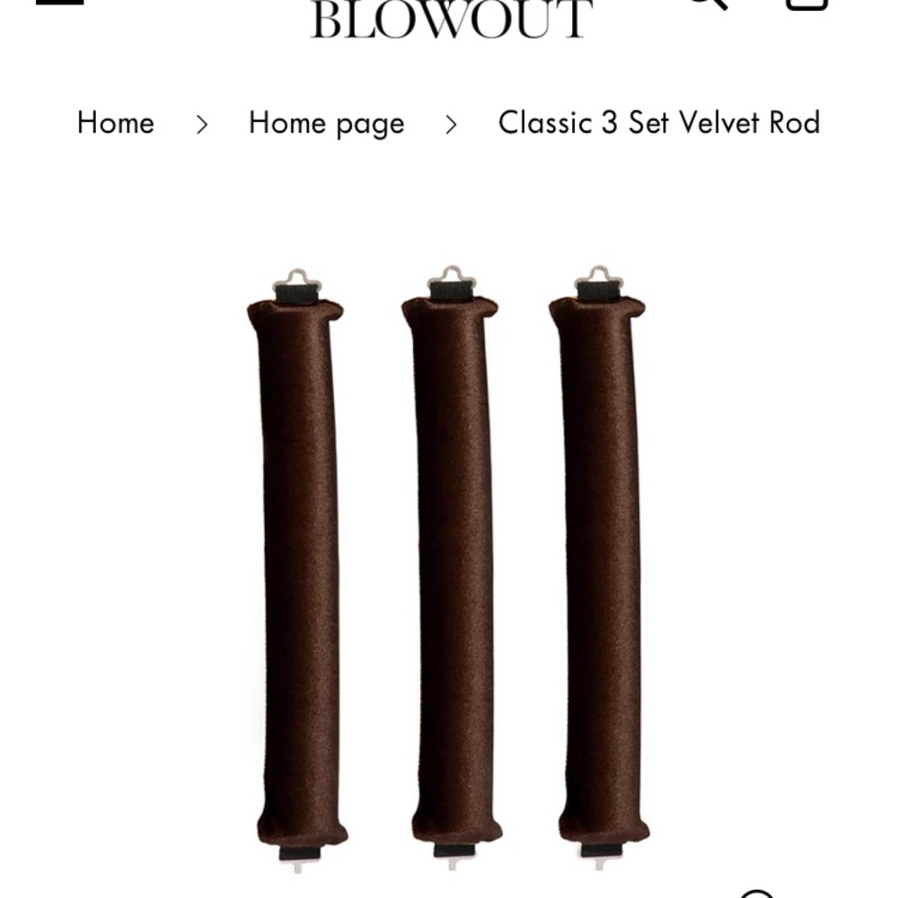 Overnight Blowout Heatless Curler- Classic Velvet Rod Set